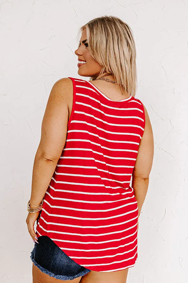 Afternoon Sail Stripe Shift Tank Curves