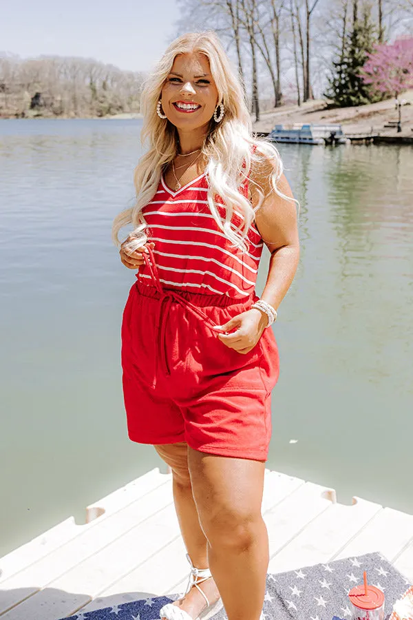 Afternoon Sail Stripe Shift Tank Curves