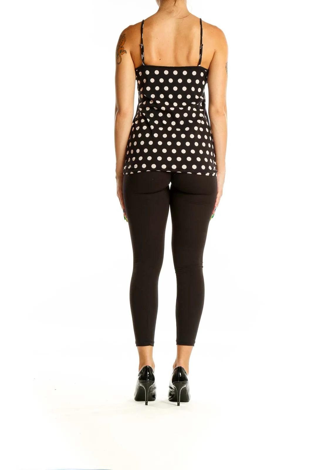Black and White Polka Dot Camisole