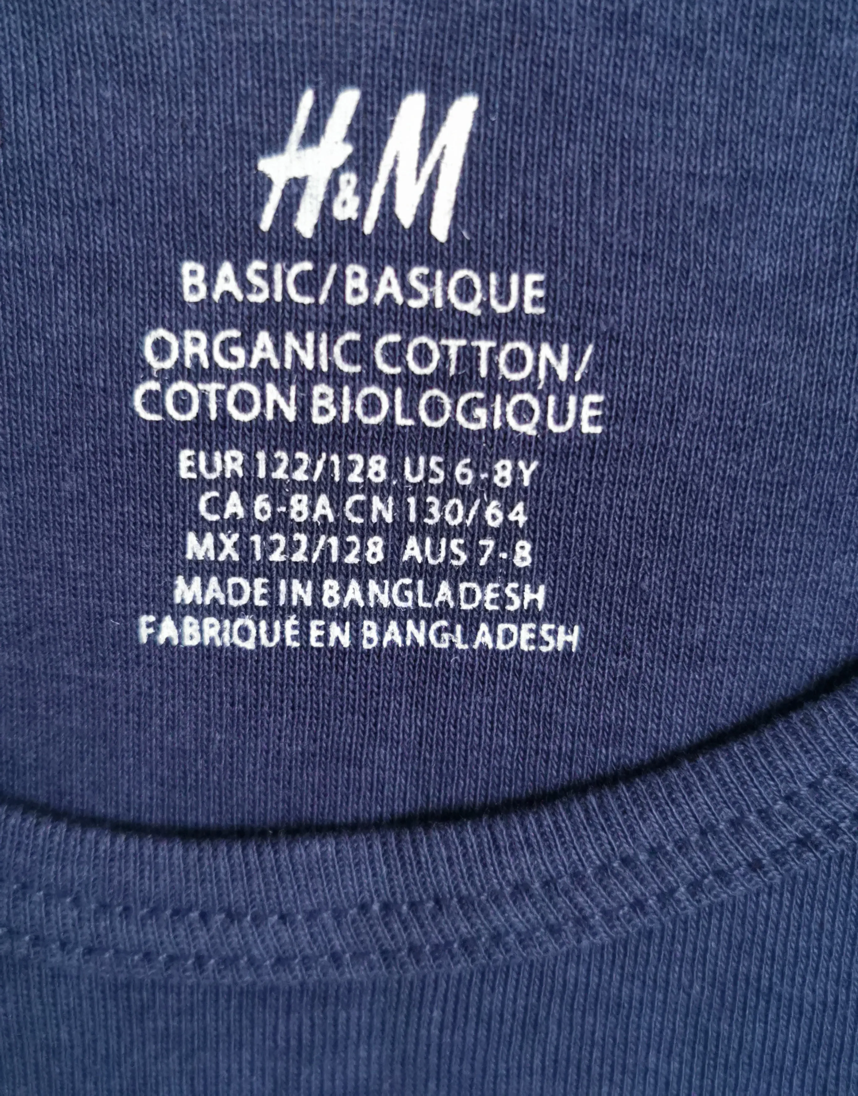 BOY SIZE 6/8 YEARS - H&M, Organic Cotton Tank Tops (2-Pack) EUC B14