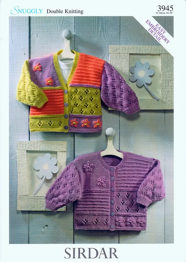 Cardigans in Sirdar Snuggly DK (3945)