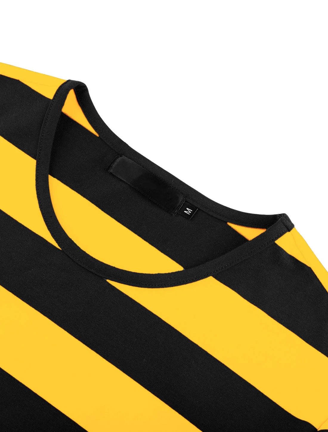 Chic Striped Crewneck Short Sleeve Summer T-Shirts