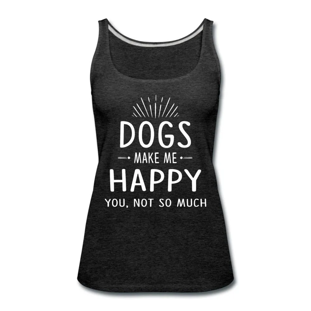 Dogs make me happy Women's Tank Top