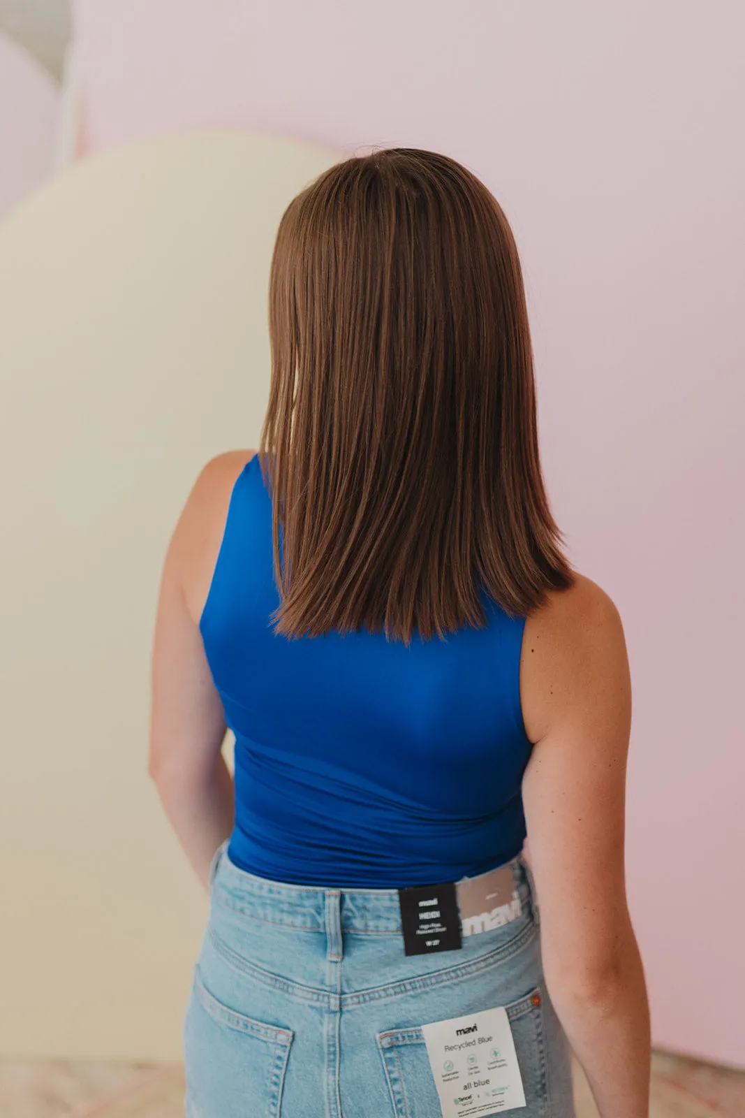 Feeling Bold Electric Blue Scoop Neck Tank