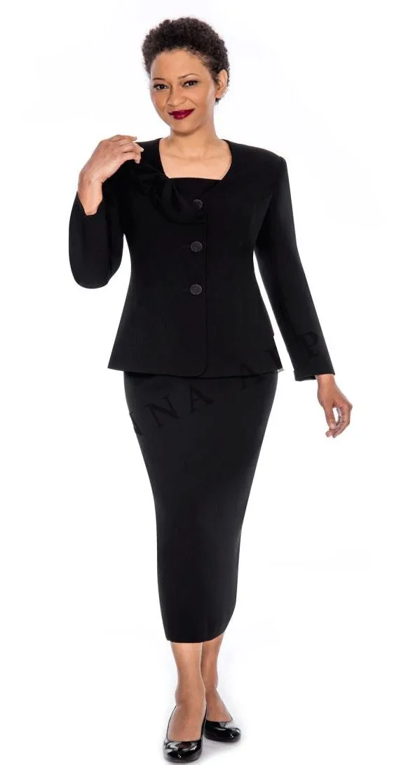 Giovanna Usher Suit 0653-Black