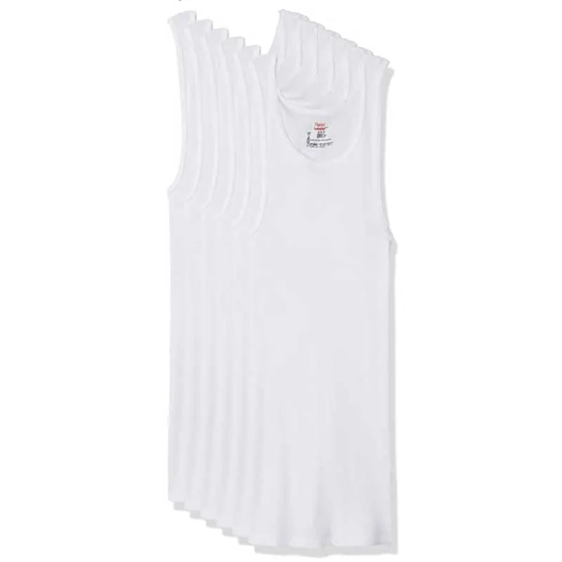 Hanes Men's A-tank 6 pack
