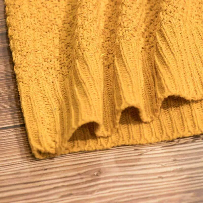 Hollow Out Crochet Pure Color Knit Cardigan