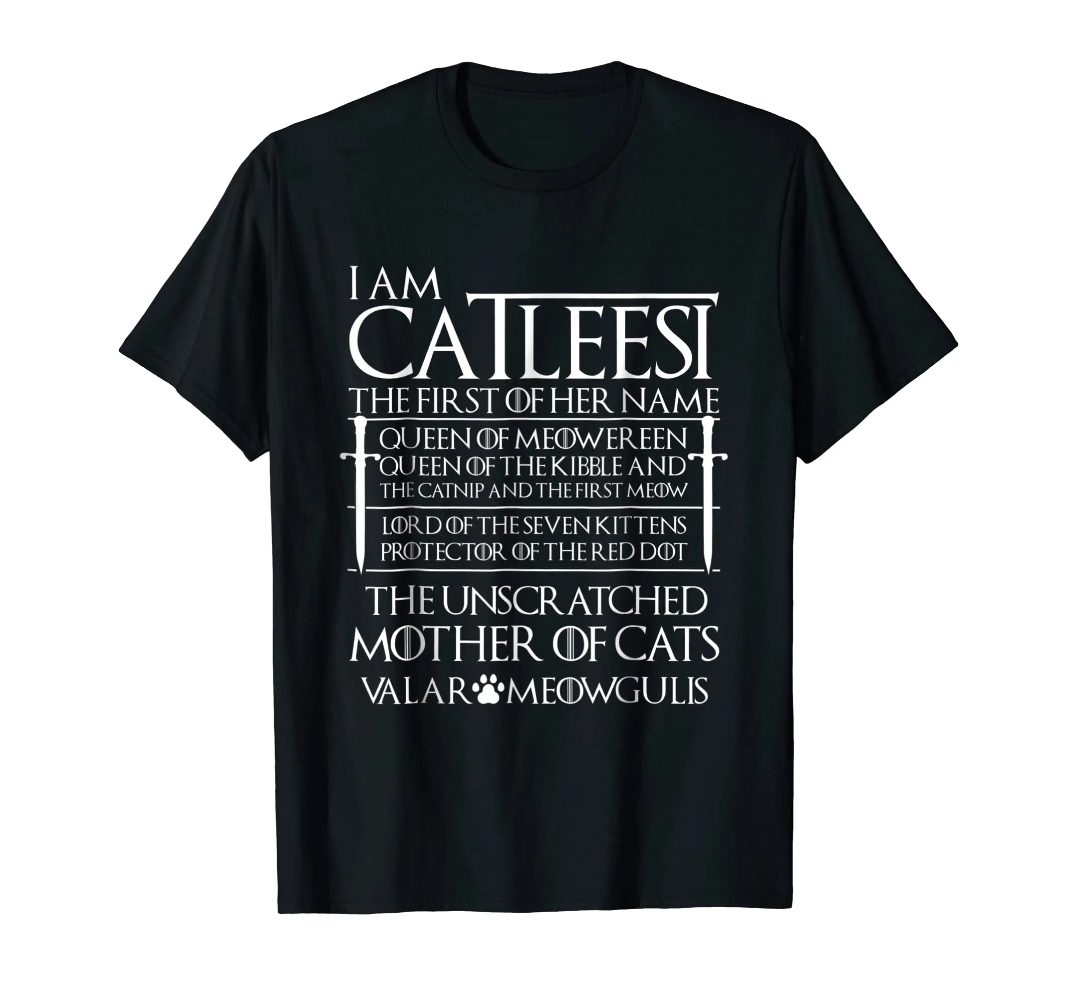 I am catleesi T-shirt Mother Of Cats Shirt Funny Cats Lovers
