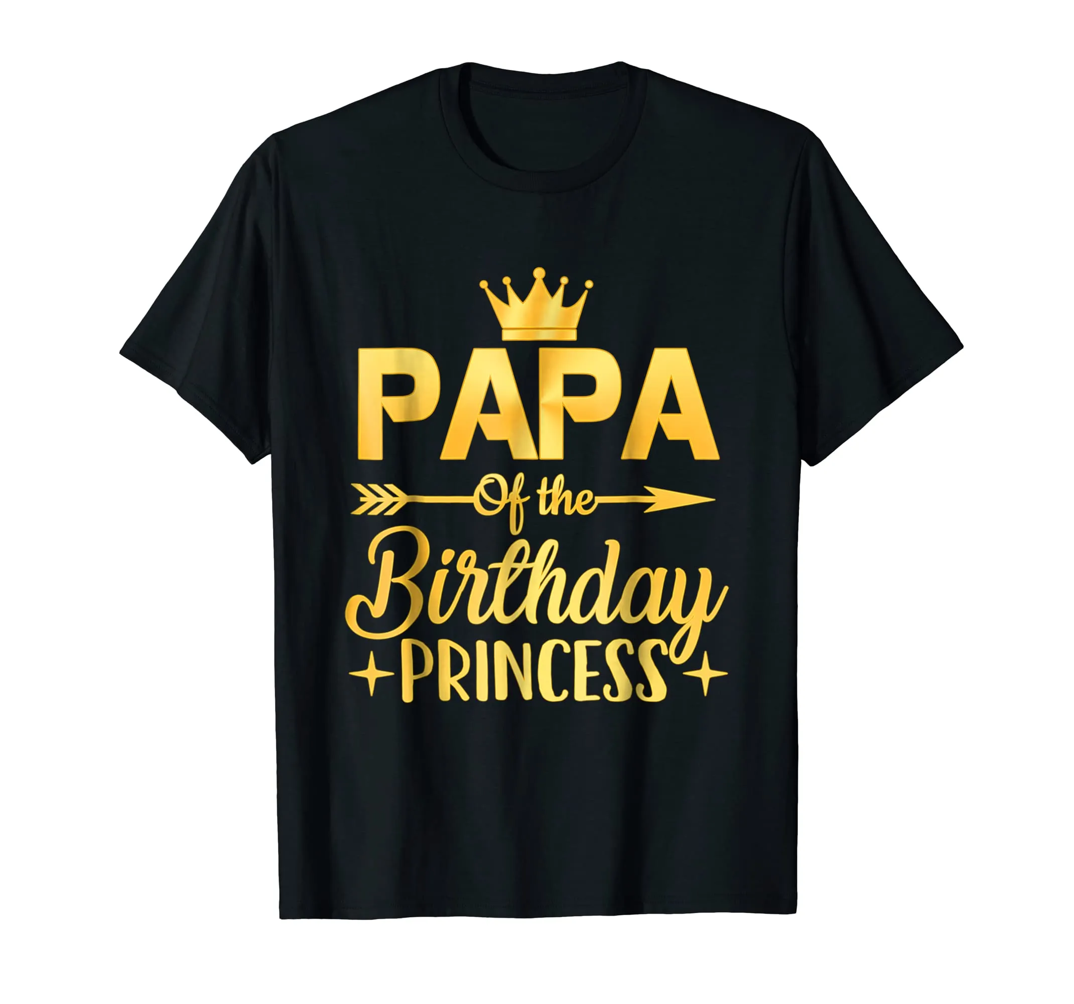Papa Of The Birthday Princess T-Shirt Father Mother Gifts