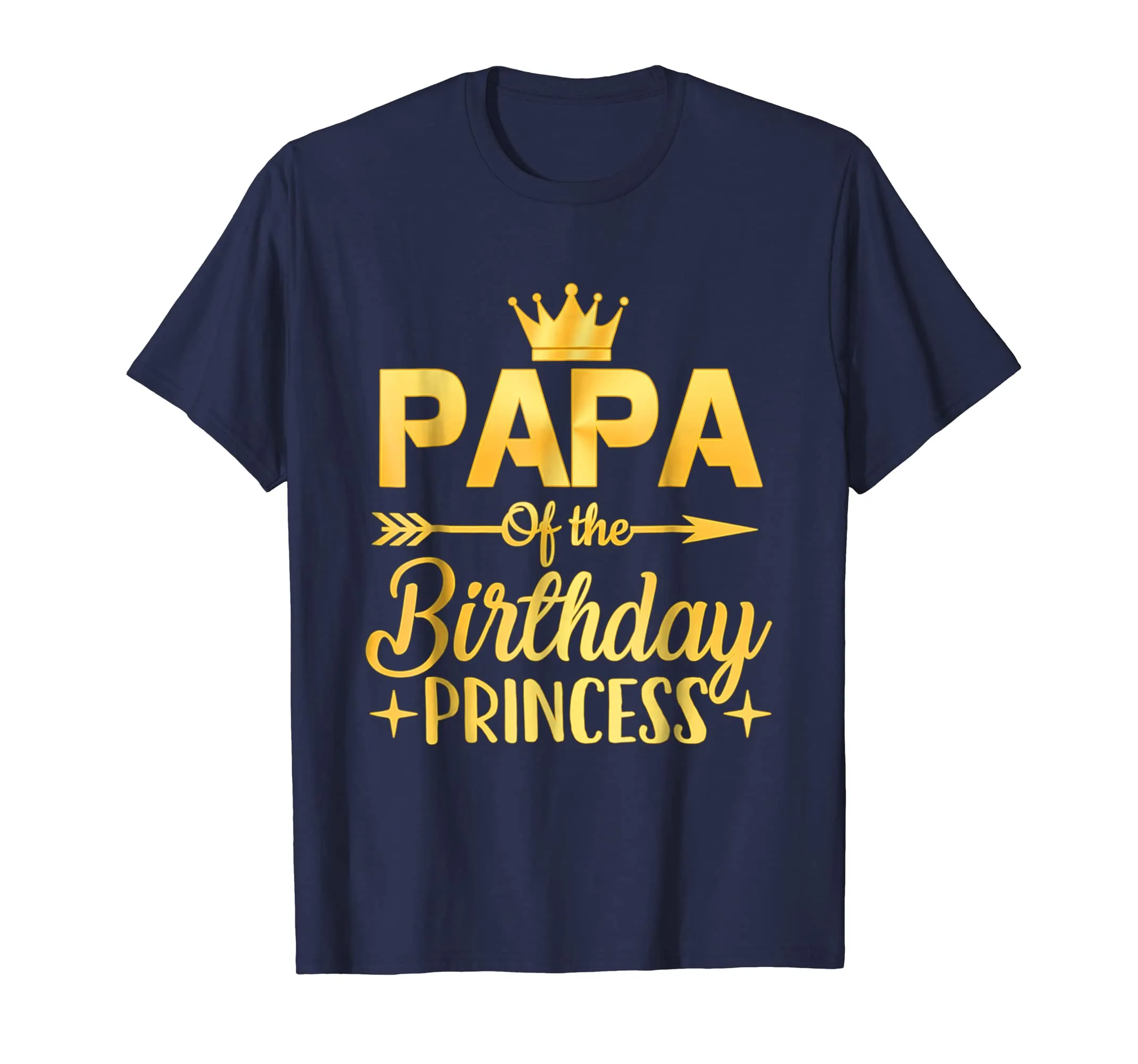 Papa Of The Birthday Princess T-Shirt Father Mother Gifts