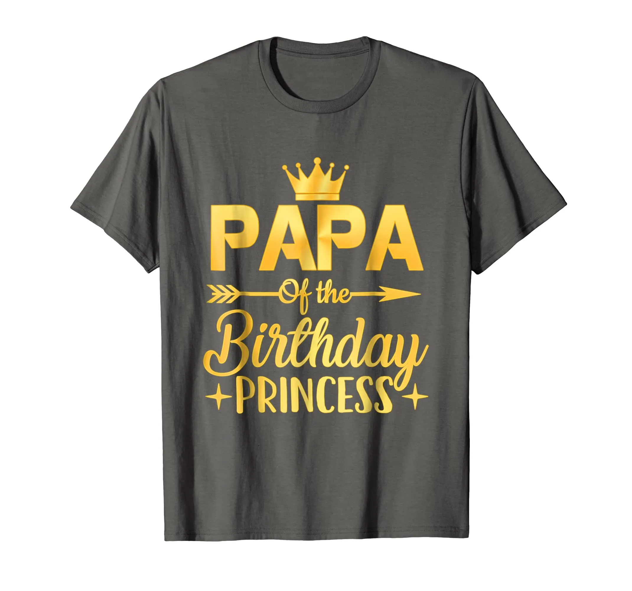 Papa Of The Birthday Princess T-Shirt Father Mother Gifts