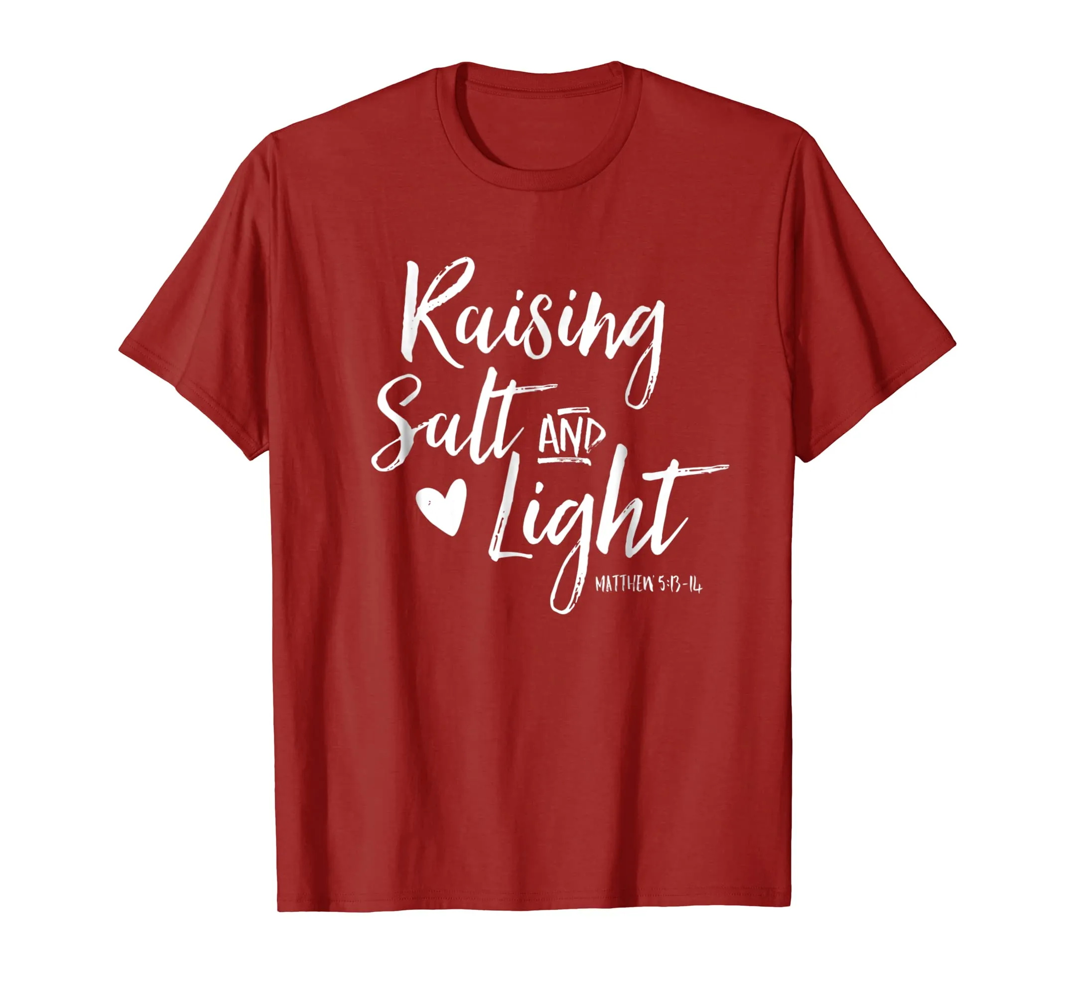 Raising Salt And Light Christian Mom Shirt Mother Faith Tee