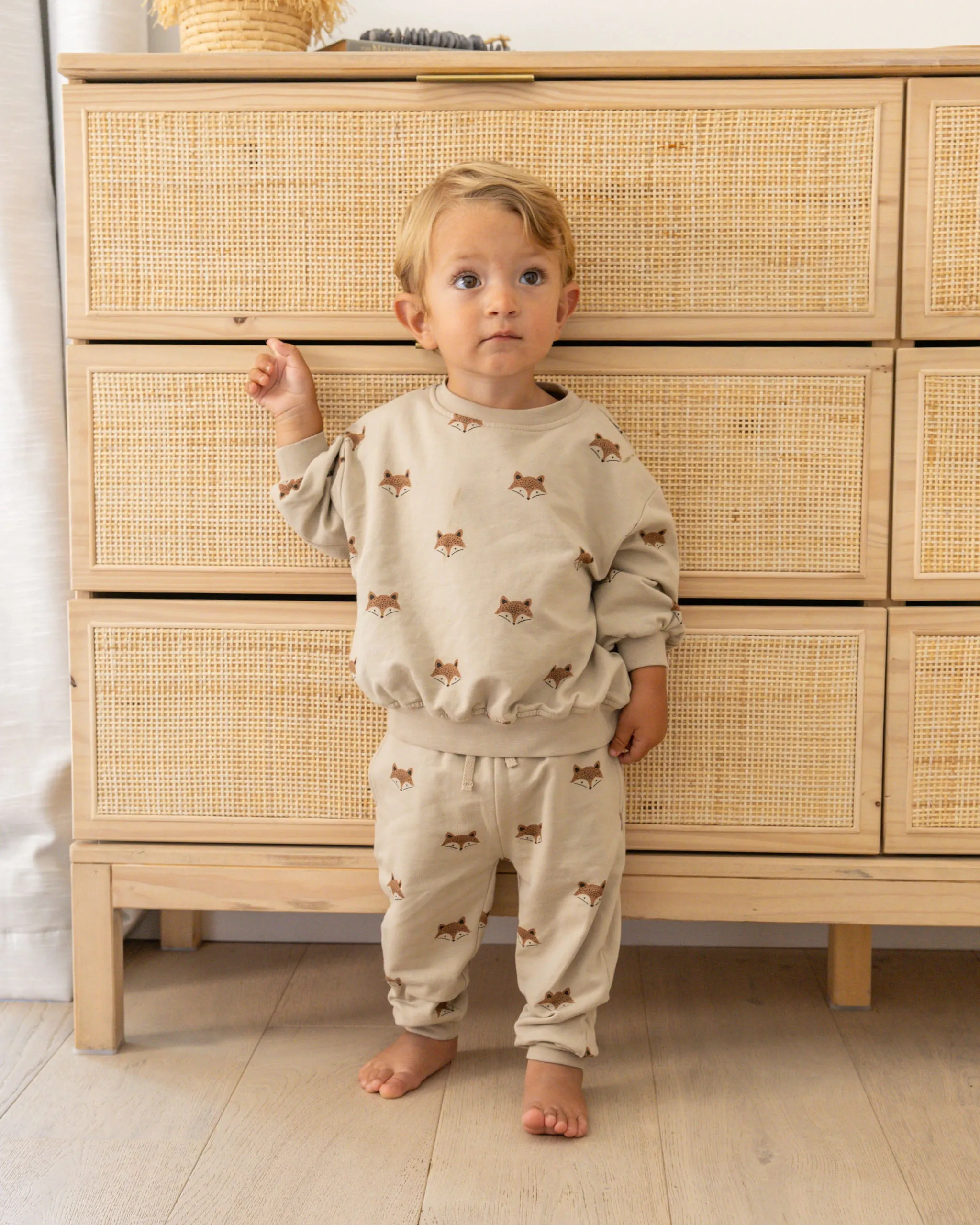 Relaxed Fleece Sweatpants | Foxes