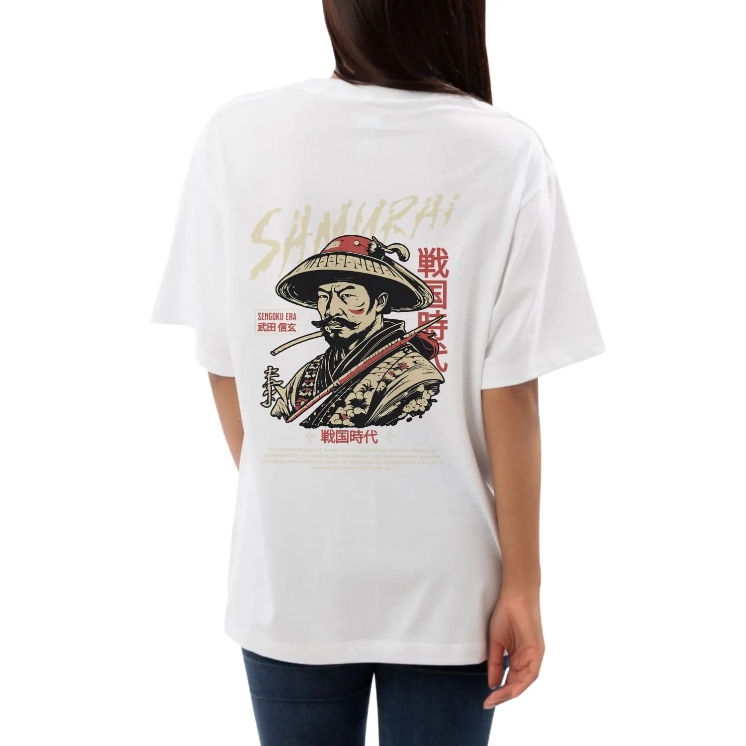 Samurai Womens Oversized T-shirt