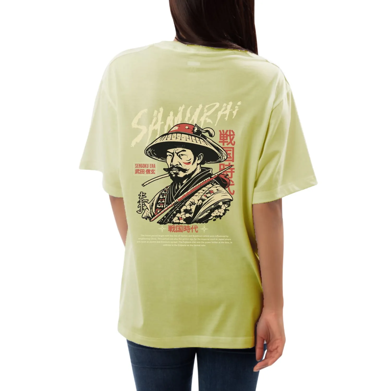 Samurai Womens Oversized T-shirt