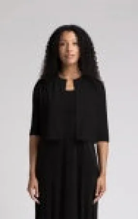 Sympli Classic Bolero Cardigan 25156-4 Black - 1 ONLY SIZE 14 - 20% OFF