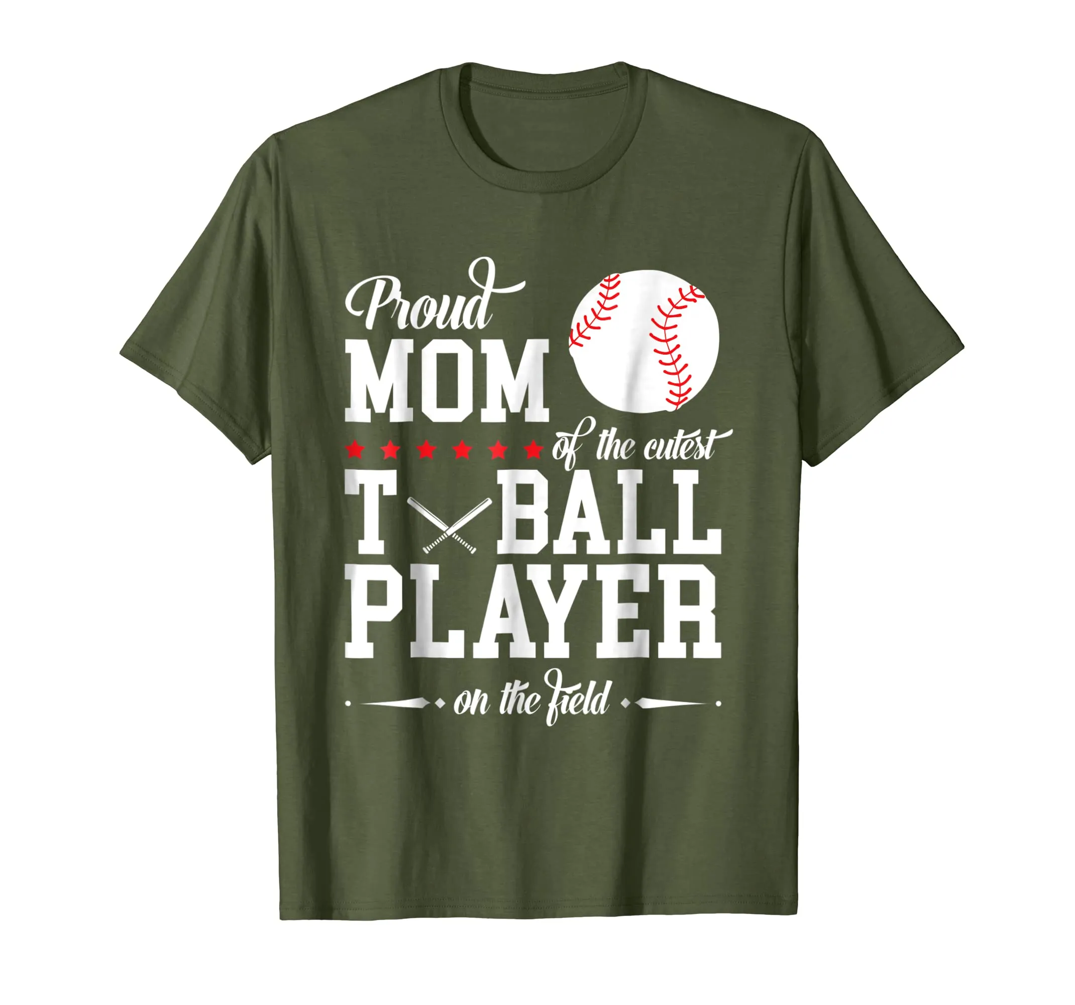T-Ball Mom Shirts Mother Shirts Proud Mom Of T-Ball Player