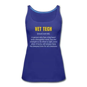 Vet Tech Definition Women's Tank Top